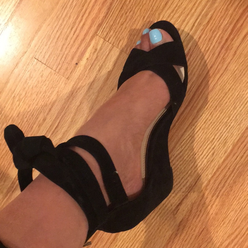 Jessica Simpson suede wedge sandals